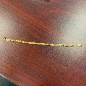 Beautiful gold filled and silver 7 inch bracelets